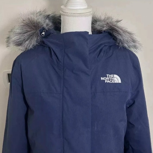 The North Face Women's Plus Arctic Parka Down Coat Summit Navy Size 3X New - Picture 5 of 8